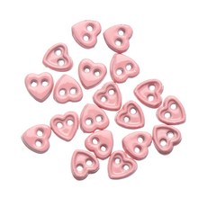 장식용 호환용품 인형옷 수제 미니 버튼 금속 인형 의류 버클 만화 스타일 DIY 바느질 재료 액세서리 4, 한개옵션1, 08 Heart-Pink