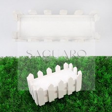 SG 울타리 조화 화분 인테리어화분, 브라운 - 소