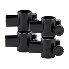 행거전문가 국내생산 행거부품 브라켓 4p, 블랙