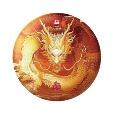 大益 普洱生茶 龍騰盛世 357克 2401, 1個, 片
