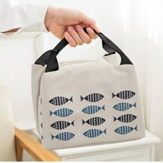 4색 1개 미니 소형 보냉 백 보온 가방 주머니 휴대용 yek+61733ER, 02.옐로우