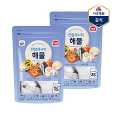 해표 한알레시피 해물, 140g, 2개