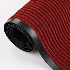 현관문 입구 방수 미끄럼방지 발매트 주방용 흡수 발판, 1개, 다크레드