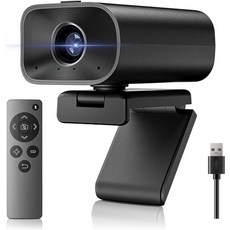 5W 스피커 및 마이크가 장착된 Yunonvon 웹캠 PC용 컴퓨터 USB 카메라 5X 디지털 줌 ePTZ 1080P 개인정보 보호 커버 원격 회의 노트북 데스크톱 Mac 스트리밍