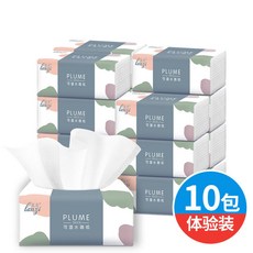 60包一年裝原木抽紙巾整箱衛生紙餐巾紙家用面紙, 1個, 10包/整箱