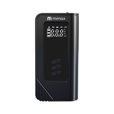 mimax 充氣啟用一體機，輕巧便攜，高精度氣壓感測器，多功能充氣模式, 黑色, 1個
