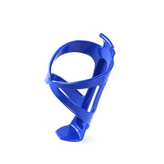 自行車水壺架，輕巧耐用黃色時尚設計，安裝簡便騎行補水好幫手, 自行車彈性PC水壺架-藍色, 1個