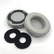 AKG K601 K701 K702 Q701 K612 K712PRO耳機套，臺灣出貨，小羊皮耳罩，舒適透氣, 小羊皮耳機套.灰色1個(配調音棉), 1個