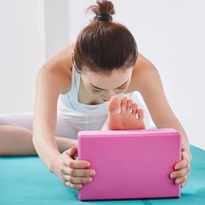 瑜伽磚 高密度 舞蹈磚塊 兒童專用 跳舞練功磚 輔助工具 泡沫開背磚, 紫色,單個裝, 1個