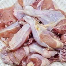 국내산 생닭 1kg+1kg 염지 절단닭 닭다리 날개 윙봉, 1kg, 1세트