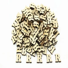 208pcs 8set 26 영어 알파벳 문자 나무 번호 가구 장식 예술 편지 디지털 디스플레이, 10 Letter R, 01 10mm--15mm 208pcs