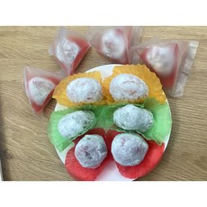딸기모찌6개 귤모찌2개청포도모찌2개 세트 과일모찌, 65g, 10개