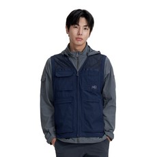 밀레 MVTUV410남성 여름 등판 망사 멀티 포켓 베스트 출시가141000원