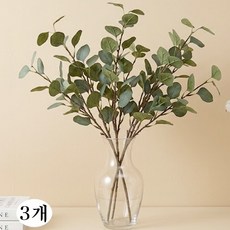 유칼립투스조화 부쉬 가지 가랜드 90cm, 3개, 그린