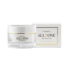 Mosbeau ALL-IN-ONE Advanced Premium Cream 젤 타입의 올인원 크림. 세안 후에는 이 하나만으로 토너 에멀전 세럼 크림 팩을 모두 사용할 수