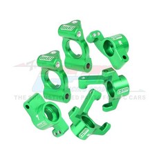 LOSI 1/24 Micro-B 2WD 버기용 GPM LOS00007 금속 전면 캐스터 블록 및 스핀들 및 후면 허브 LOS-1768 LOS-1982 LOS-1983 LOS-198, 01 녹색