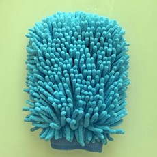 세차 장갑 셔닐 세척 와이퍼 자동차 청소 수건 자동 먼지 세탁기, 2. Sky blue, 1개