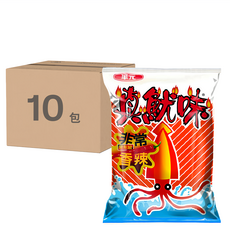 華元 真魷味 非常香辣口味, 50g, 10包