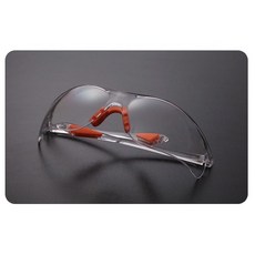 防刮防護護目鏡 耐衝擊安全眼鏡 防塵眼鏡 防飛沫護目鏡 加寬加厚鏡片, 1個