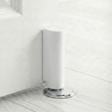 무타공 방문 도어스토퍼 강력 자석 초슬림 방문고정, 1개, 화이트