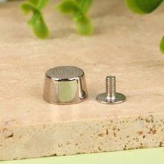 스터드 가방 가죽 12MM 리벳 벨트 지갑 금속 공예 장식 네일 나사 의류용 하드웨어, Silver, 1개
