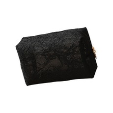 지퍼가 달린 휴대용 메이크업 파우치 레이스 메시 메이크업 가방 작은 여행용 세면도구 가방 여성용 방수 화장품 파우치