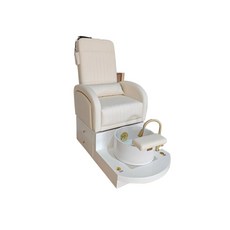 다기능 페디 스파 마사지 의자 매니 발목욕 소파, Beige