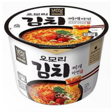유어스 GS25 오모리 김치찌개 컵라면 150G, 6개