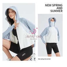 女款防曬外套 薄款透氣長袖外套 涼感抗UV外套 騎車防曬涼感外衣