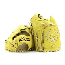 스사노 투수글러브 프로엘리트 변형방패웹 라임크림, 1개, 글러브