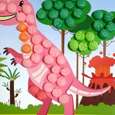 꼴라주 만들기 공룡 소근육발달놀이