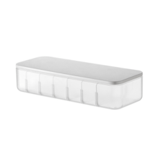 吸貓室 充電線收納盒 電線收納盒 可拆卸 數據線收納盒 小物收納盒 整理盒 小物收納 充電線收納, 1個, 帶蓋款, 白