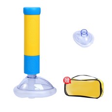 防噎急救器，附成人兒童面罩，操作簡單，方便攜帶，安全材質，雙向防逆流閥, 【全新豪華版】成人+兒童面罩+收納包