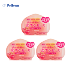 [갓성비 바디스크럽] 사랑에 빠진 엉덩이비누 / 정품판매자:후프코퍼레이션 / 코이스루오시리 / 인그로운헤어 바디스크럽, 3개입, 80g