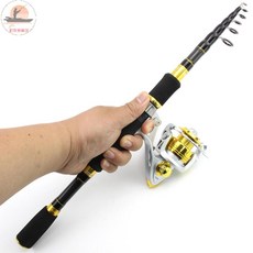 【釣魚名人】超短海竿紡車輪組合套裝超輕路亞竿漁具, 1.8米和3000紡車輪