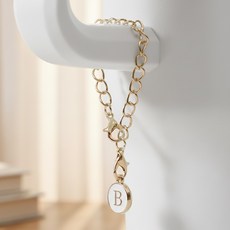 물병 꾸미기 체인, 1개, 화이트 U