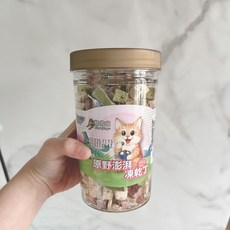 驕傲貓 Cat Glory 療癒系凍乾 鱈魚肉起司 貓咪零食 85g, 1個, 療癒系-原野澎湃 罐裝85g, 療癒系-原野澎湃