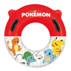 포켓몬스터 75 손잡이가 있는 어린이 케릭터 물놀이 수영 튜브 수영장 해변 물놀이용품 8세이상~13세이하 25kg초과~60kg, 1개
