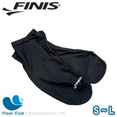 FINIS 多功能止滑襪 潛水襪 足部防磨 跑步 騎單車 浮潛襪套, M(黑色)