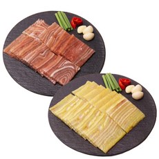 [AC-Mall] 가족식사 손님상 다양한 레시피 활용 국내산 이레밥상 돈피편육/강황편육 복분자편육 세트/균형잡힌 영양소 한끼, 1박스, 1.08kg