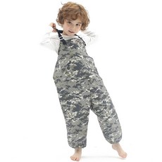 유아동 전신미술가운 멜빵형 / 갯벌바지 / 모래놀이바지, 그레이밀리터리