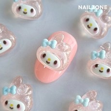 마이멜로디 얼굴 캐릭터네일파츠 no.39-N (2개입), 2개