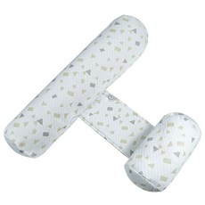 嬰兒防摔靠背枕 適用睡姿調整及防止吐奶, 波爾灰 帶內膽可拆洗
