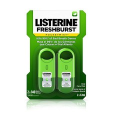 【LISTERINE 李施德霖】FRESHBURST POCKETMIST 清新薄荷口腔噴霧 7.7毫升x2入, 1個