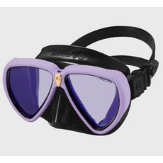 游龍潛水 2025 GULL Mantis UV420 MASK 潛水面鏡 雙面鏡, Rubber Purple