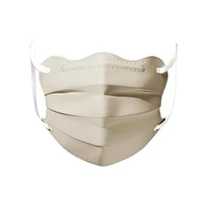 10개 일회용 얼굴 마스크 통기성 3레이어 모란디 컬러 보호용 커버 V-페이스 방진, 06 E