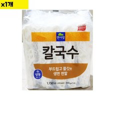 면사랑 칼국수 230g x5개 총1.15kg 1개, 1세트, 1.15kg