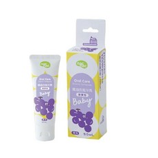 nac nac 護齒含鈣系列 漱口水 口腔噴霧 含氟牙膏 (凝膠型) 葡萄/草莓, 1個, 護齒含氟牙膏(凝膠型)(葡萄低泡)