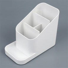 정리함 시스맥스 리템 미니 데스크탑 홀더 책상수납, 화이트, 1개