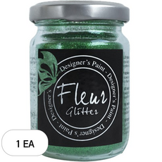 Fleur 글리터 파우더 90g, 1개, JADE GREEN